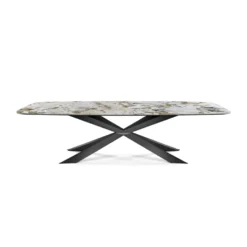 Cattelan Italia Spyder-ruokapöytä, suorakaide