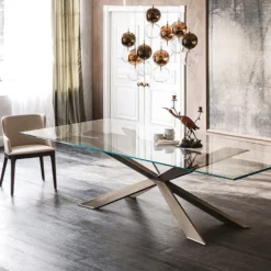 Cattelan Italia Spyder-ruokapöytä, suorakaide