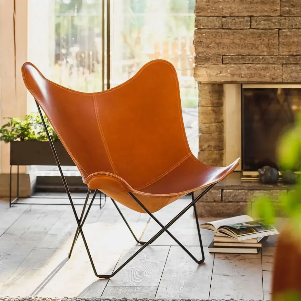 Cuero Design Mariposa-lepakkotuoli, nahka