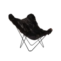 Cuero Design Mariposa-tuoli, musta
