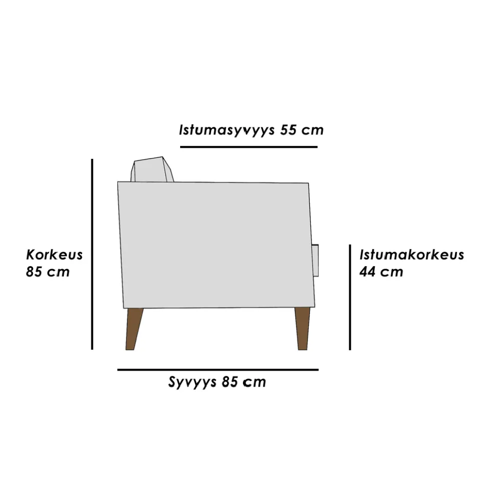 Finsoffat Aini-vuodesohva