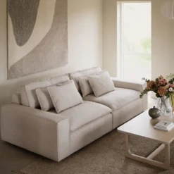 Rowico Rawlins-sohva, vaalea beige