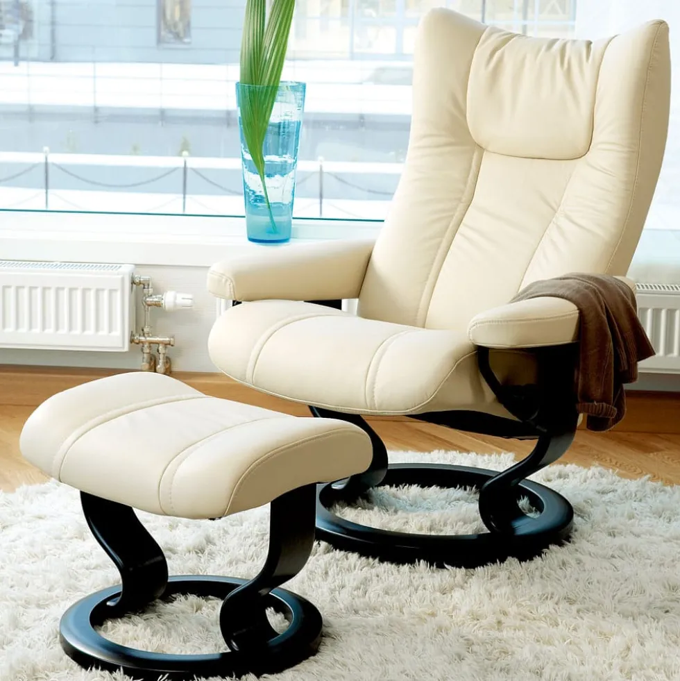 Stressless Wing -lepotuoli + rahi